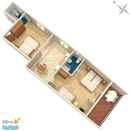 Apartment Apartments With A Parking Space Selce, Crikvenica - 5496 Selce